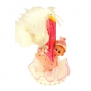 Dziecko z bocianem-różowy(TCH-10) Wysokość:13cm